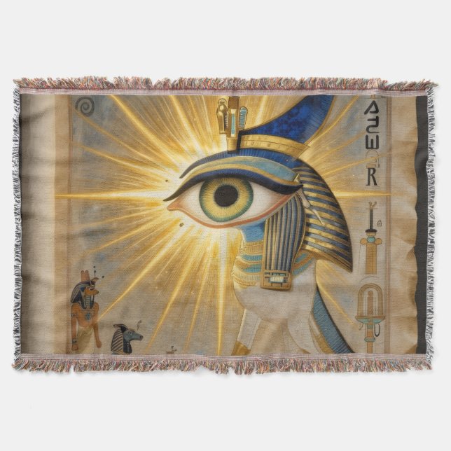 The Egyptian Eye´6 Throw Blanket (Front)