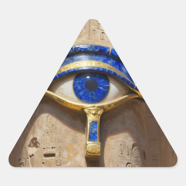 The Egyptian Eye´6 Triangle Sticker (Front)