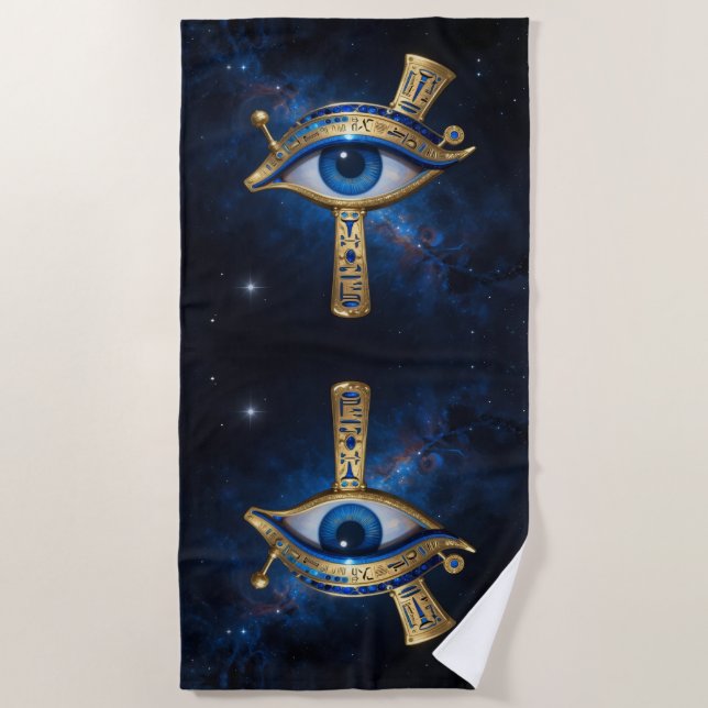 The Egyptian Eye´7 Beach Towel (Front)