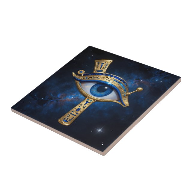 The Egyptian Eye´7 Ceramic Tile (Side)