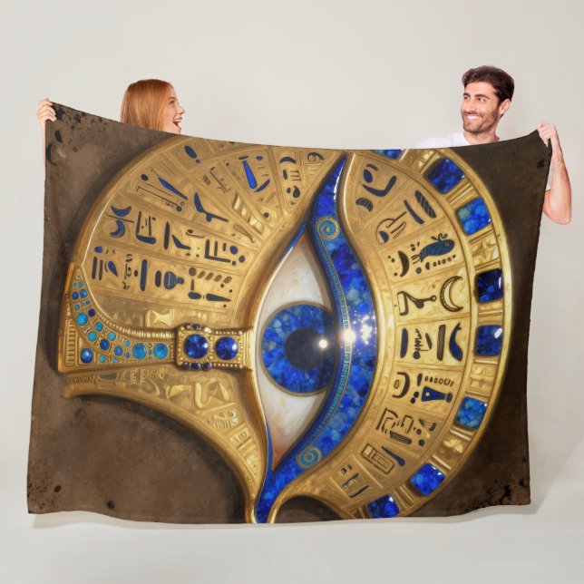 The Egyptian Eye´7 Fleece Blanket (In Situ)