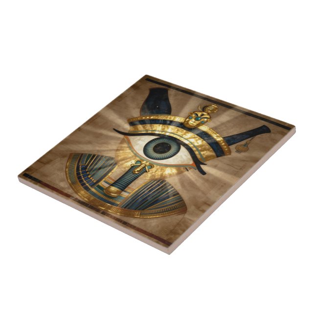 The Egyptian Eye´9 Ceramic Tile (Side)