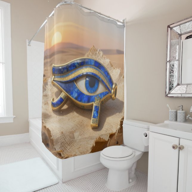 The Egyptian Eye´9 Shower Curtain (In Situ)