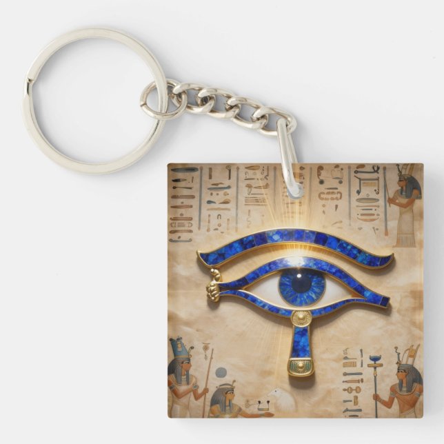 The Egyptian Eye  Key Ring (Front)