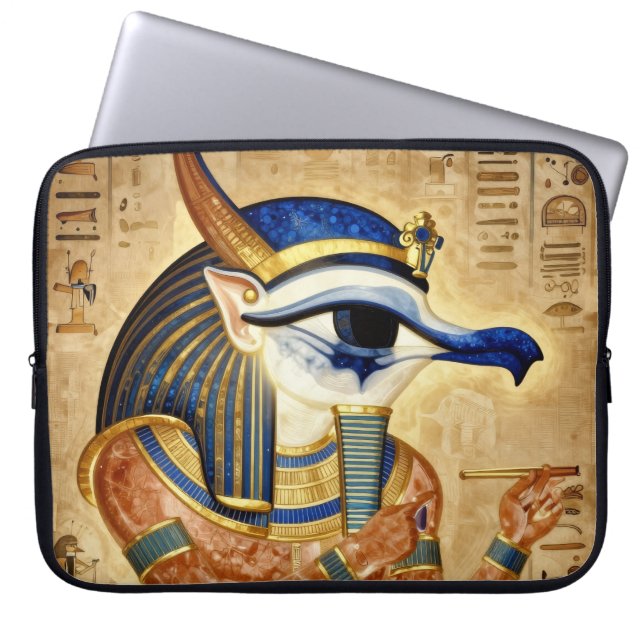 The Egyptian Eye  Laptop Sleeve (Front)
