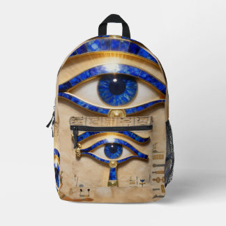 The Egyptian Eye Printed Backpack