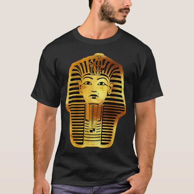 The Egyptian Golden Tutankhamun Mask T-Shirt (Front)