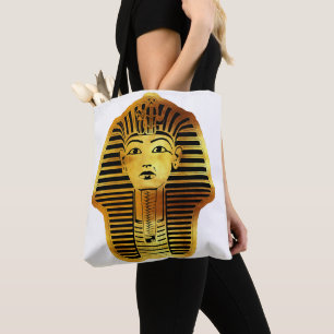 The Egyptian Golden Tutankhamun Mask Tote Bag