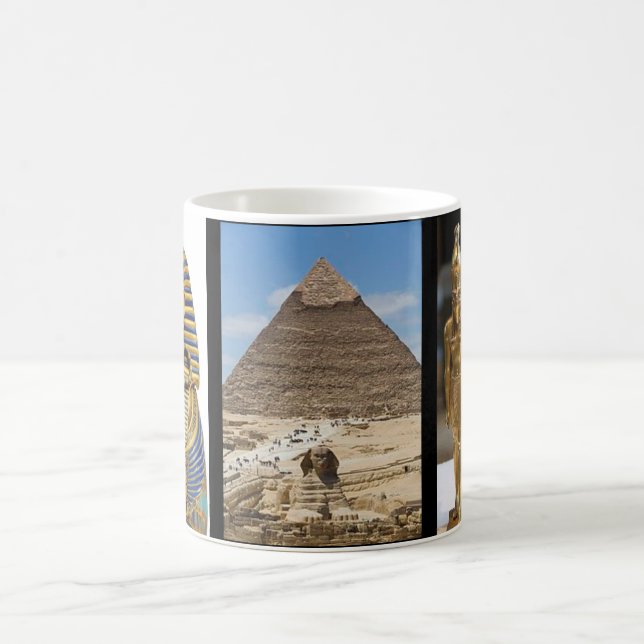 The Egyptian pyramid and the Pharaohs Coffee Mug (Center)