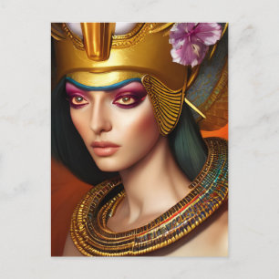 The Egyptian Queen Fantasy Art Postcard