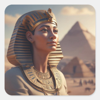 The Egyptian Queen.  Square Sticker