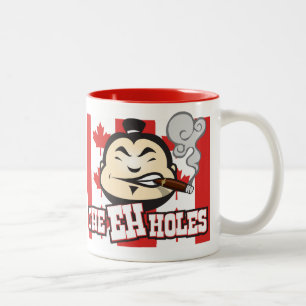 The EH Holes Two-Tone Coffee Mug