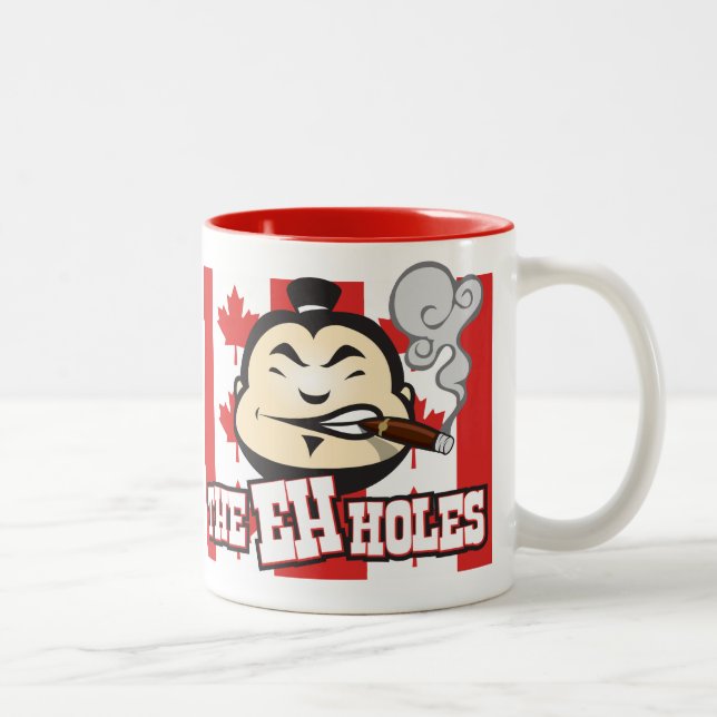 The EH Holes Two-Tone Coffee Mug (Right)