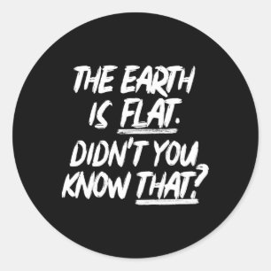 The Eh Is Flat Didn'T You Know T Yoongi Flat Eh Classic Round Sticker