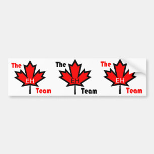 the eh team canada bumper sticker