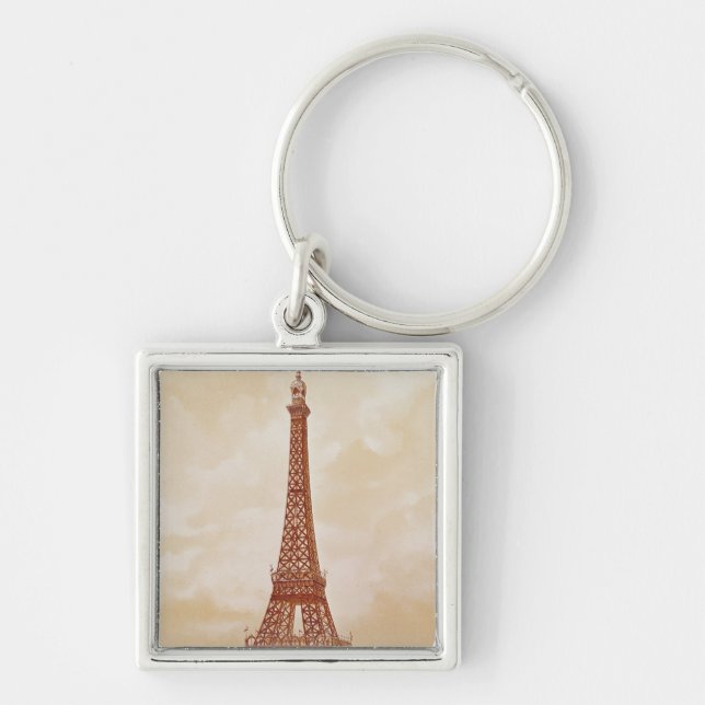 The Eiffel Tower, 1889 Key Ring (Front)