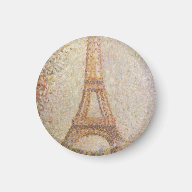 The Eiffel Tower by Georges Seurat Magnet (Front)