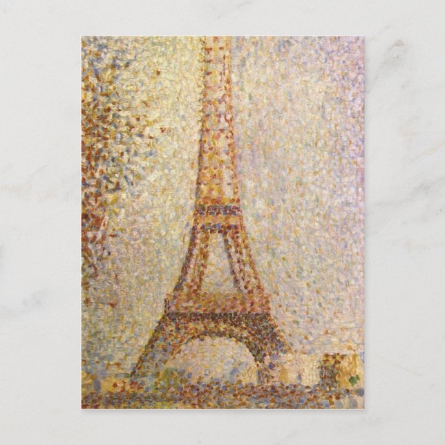 The Eiffel Tower by Georges Seurat Postcard (Front)