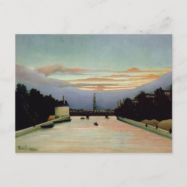 The Eiffel Tower Henri Rousseau 1898 Postcard (Front)