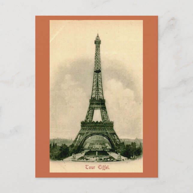The Eiffel Tower of France Postcard (Front)
