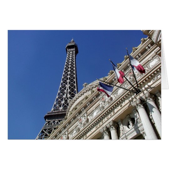 The Eiffel Tower, Paris Card