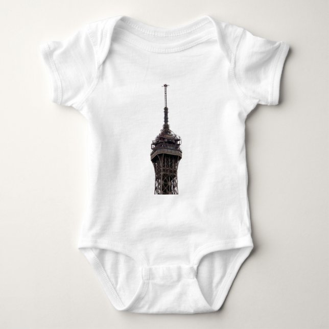 The Eiffel Tower Paris France Baby Bodysuit (Front)