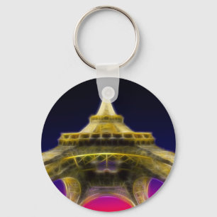 The Eiffel Tower, Paris, France Key Ring