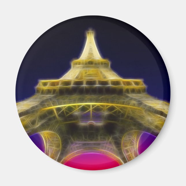 The Eiffel Tower, Paris, France Magnet (Front)