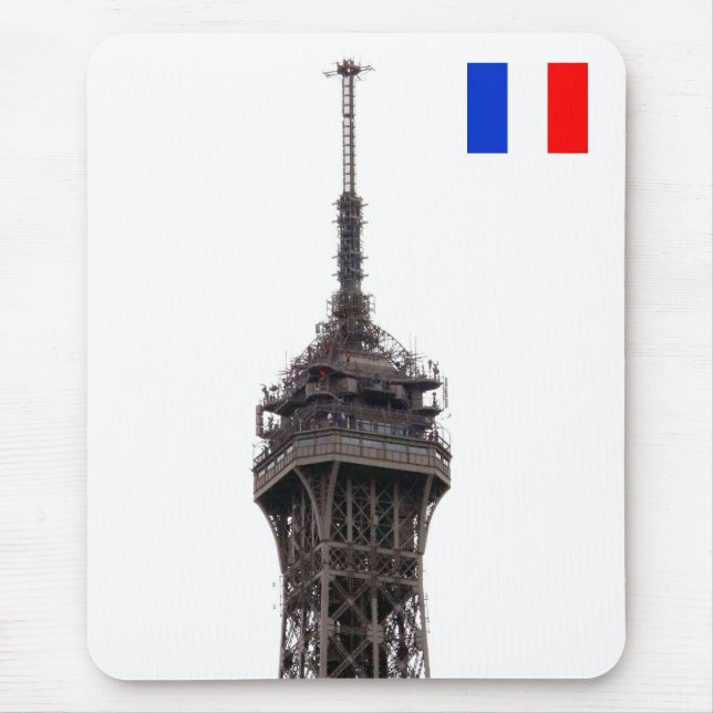 The Eiffel Tower Paris France Mouse Pad (Front)