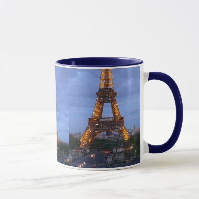 The Eiffel Tower Paris France Mug (Right)