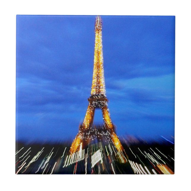 The Eiffel Tower Paris France Tile (Front)