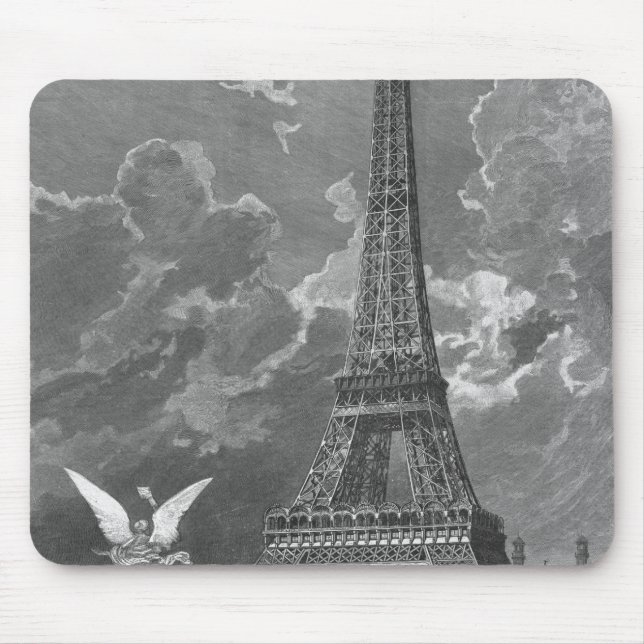 The Eiffel Tower  Universal Exhibition Mouse Pad (Front)