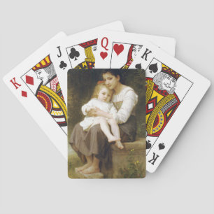 The Elder Sister (by William Bouguereau) Playing Cards