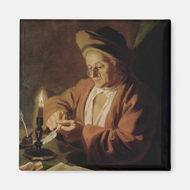 The Elderly Writer Magnet (Front)