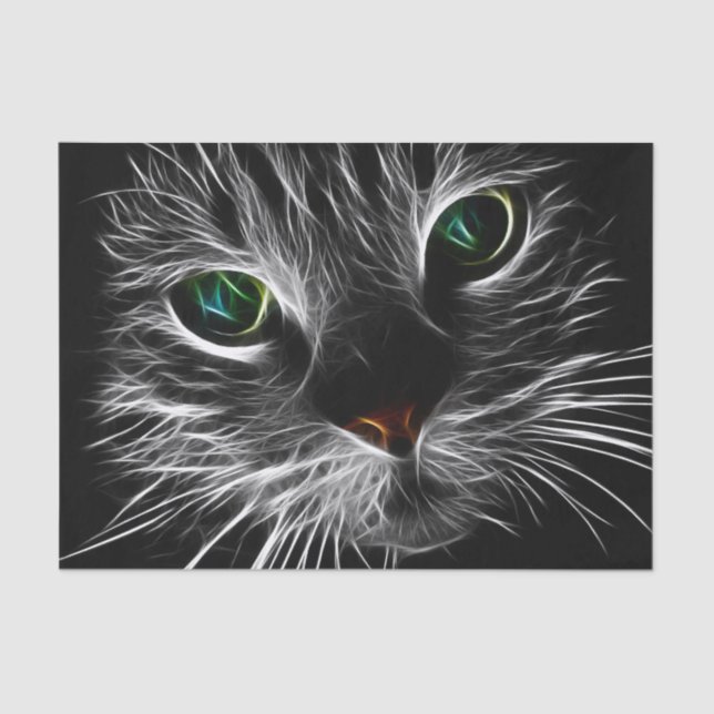 The "electric" Cat Tissue Paper (Front)