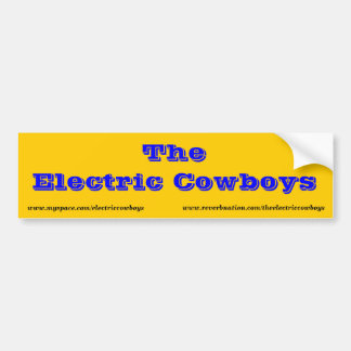 The Electric Cowboys bumper sticker