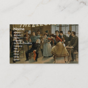 The Electrician, 'I Said He did not want a Drink' Business Card