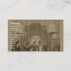 The Electrician Retro Theatre Business Card