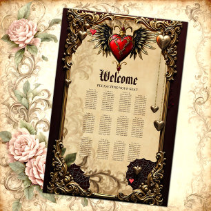The elegance and mysticism of the Gothic heart.  Poster