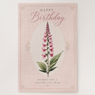 The Elegance of the Foxglove Bloom Jigsaw Puzzle