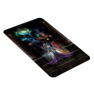 The Elegance Of Trilia Fractal Portrait NSE Magnet