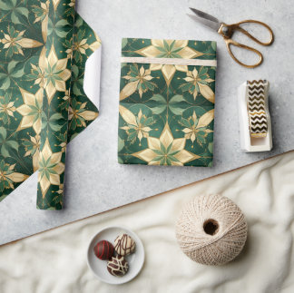 The Elegant Christmas - Star Wrapping Paper