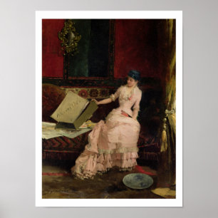 The Elegant Connoisseur, 1883 (oil on canvas) Poster