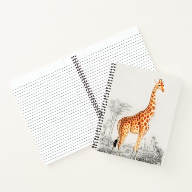 The Elegant Giraffe Notebook (Inside)