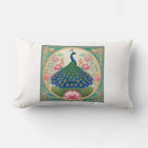 the_elegant_ peacock_ patterns lumbar cushion