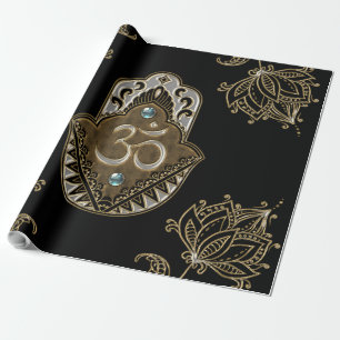 The elegant sign Ohm. Wrapping Paper