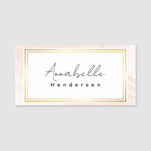 The Elegante Name Tag