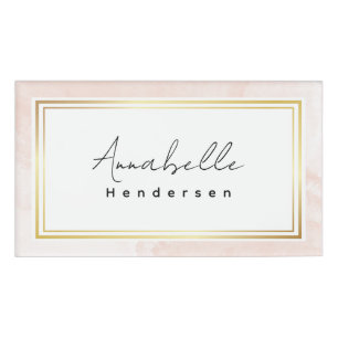 The Elegante Name Tag