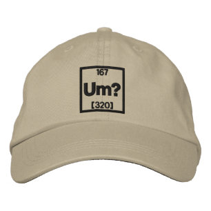 The Element of Confusion Embroidery Embroidered Hat