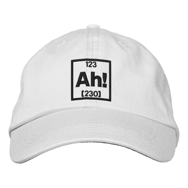 The Element of Surprise Embroidery Embroidered Hat (Front)